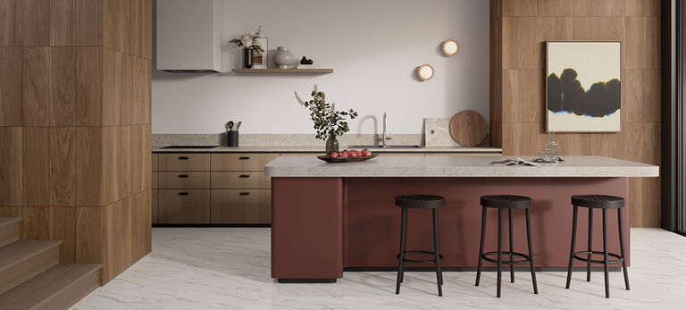 ¿Cómo se diseña una cocina grande con estilo?