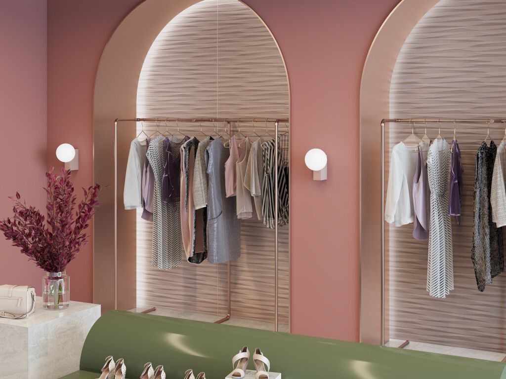 Uso Comercial 3D Wall Rosa,,hi-res