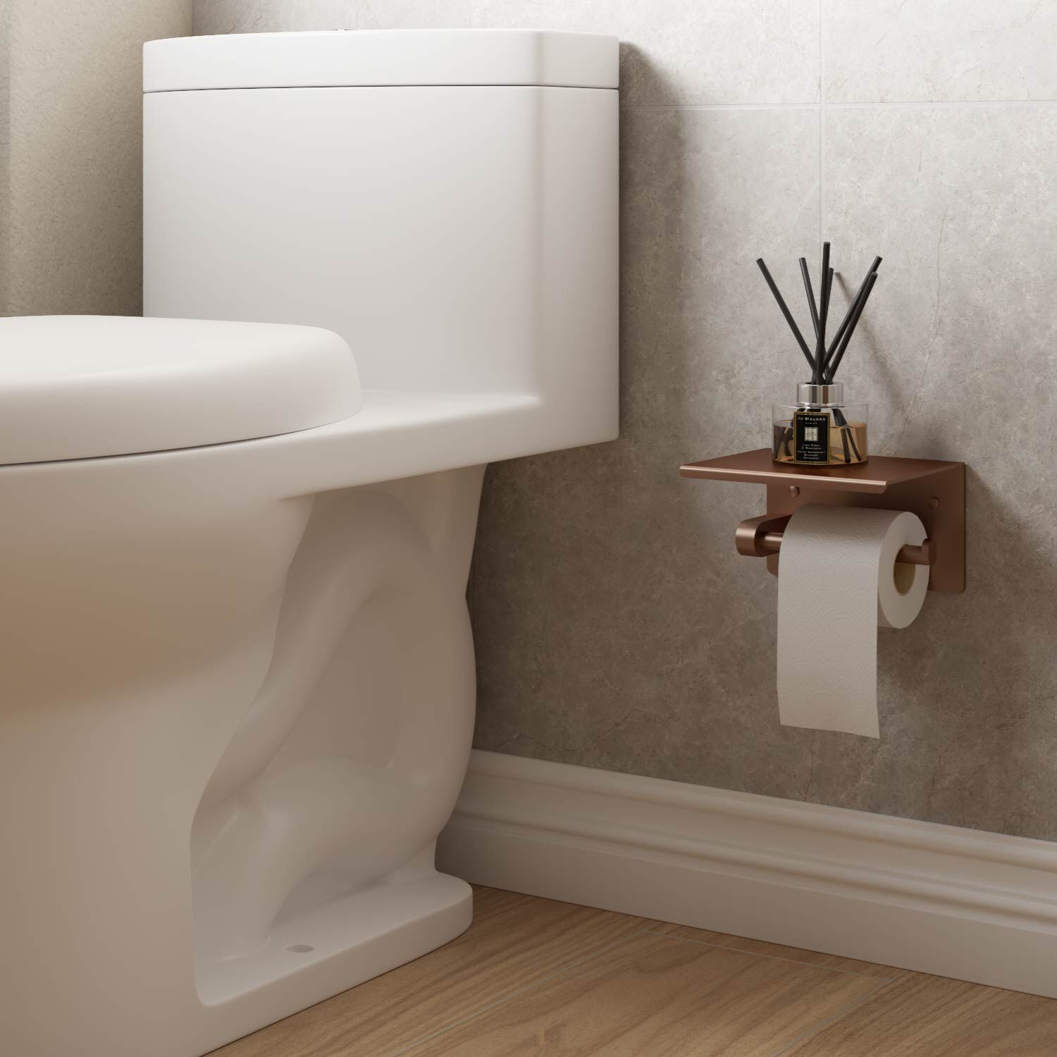 Portapapel Essen Round Con Repisa Bronce,,hi-res image number null