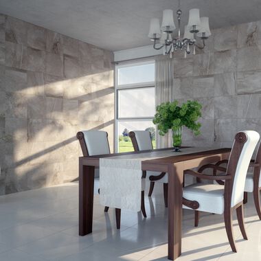 Comedor Vermont Blanco con Gris