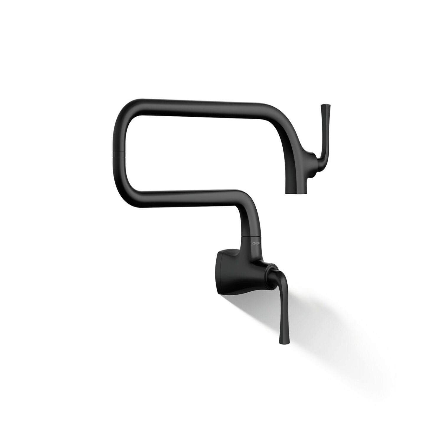 Llave surtidora de cocina Graze para llenado de ollas en negro mate,,hi-res image number null