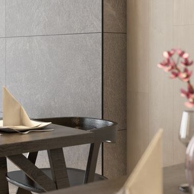 Uso Comercial Trilogy Stone Beige con Gris