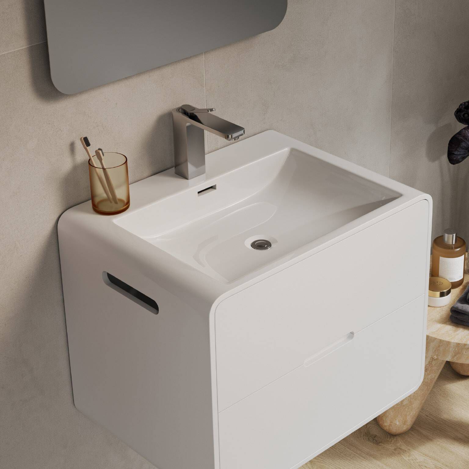 Vanity Atenas Pro 60 X 48 X 45 Cm Color Blanco,,hi-res image number null