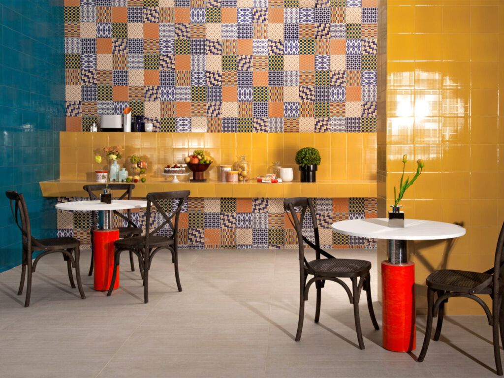 Comedor Dots Amarillo con Azul,,hi-res image number null