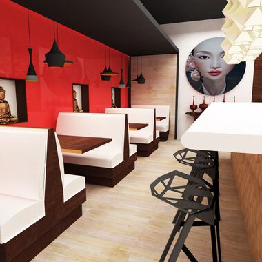 Uso Comercial Sunwood Rojo