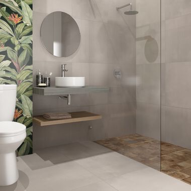 Ba&ntilde;o Cityline Caf&eacute; con Gris
