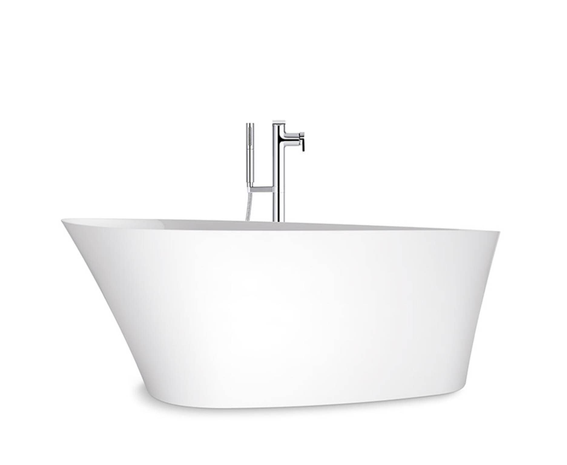 Llave Monomando Alta Para Tina L&iacute;nea Composed En Cromo Pulido,,hi-res image number null