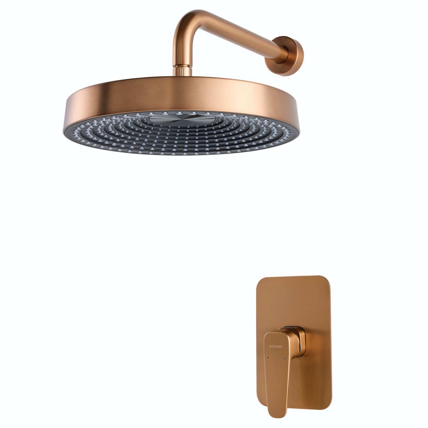 Conjunto Duna De Regadera Monomando Bronce Cepillado,,hi-res image number null