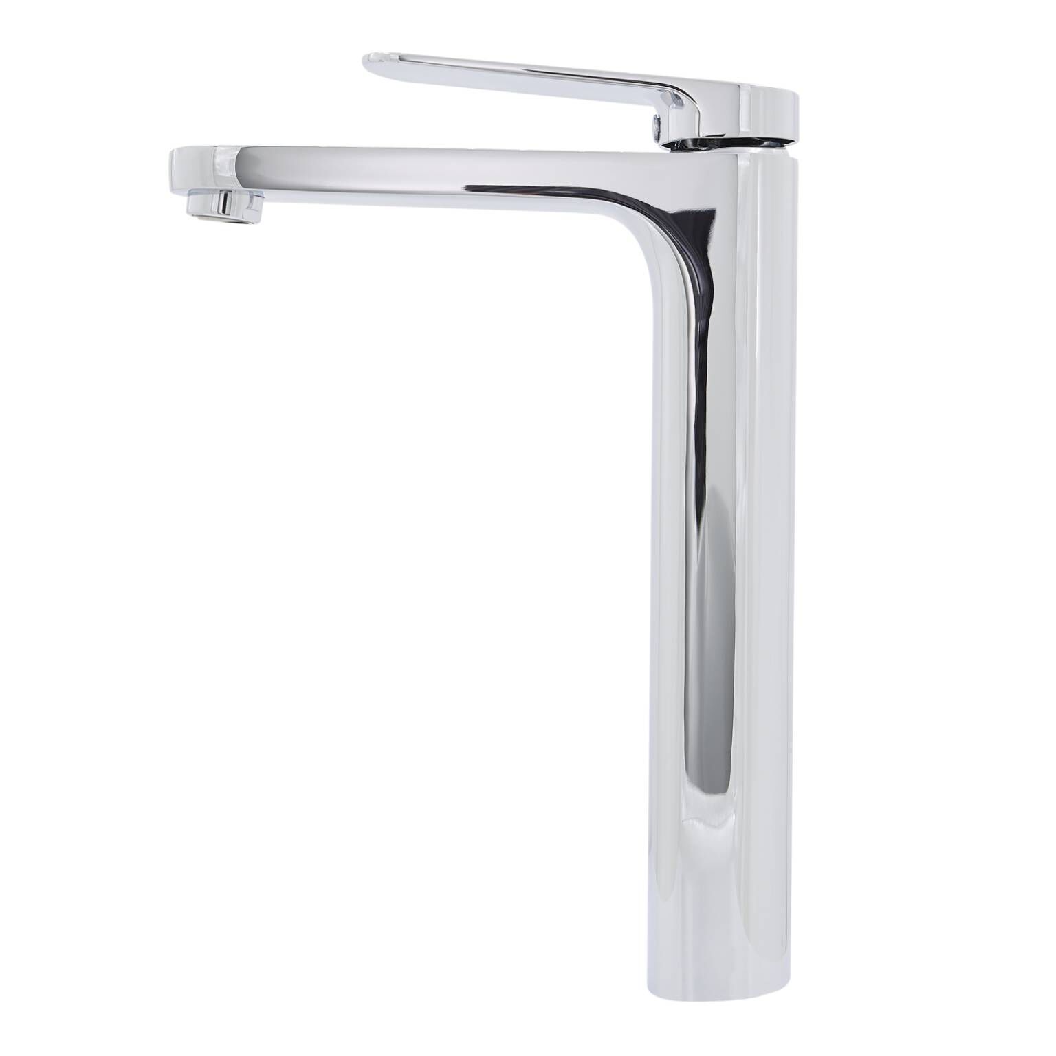 Llave Monomando Alta Para Lavabo L&iacute;nea Praga En Cromo Pulido,,hi-res