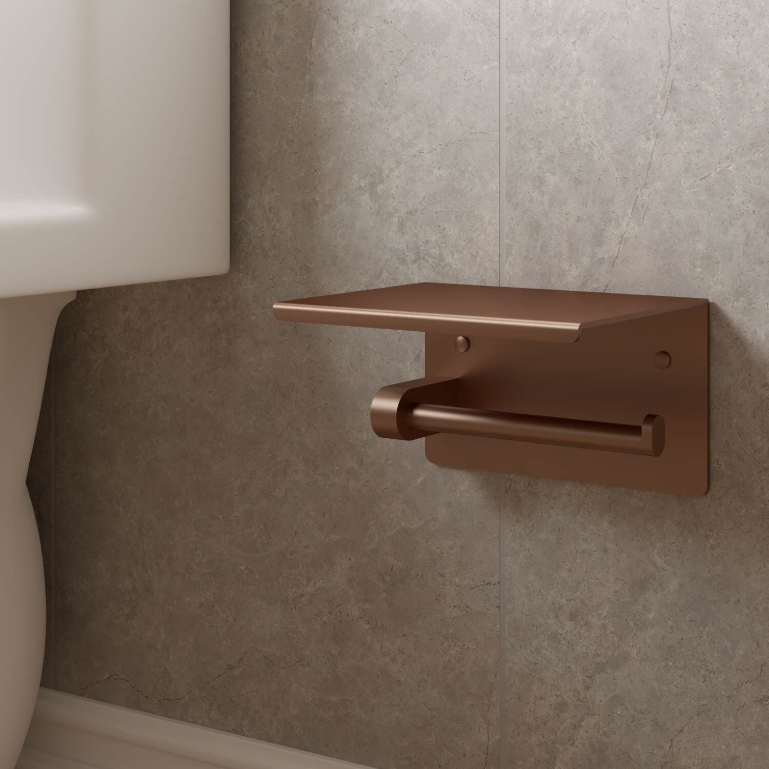 Portapapel Essen Round Con Repisa Bronce,,hi-res image number null