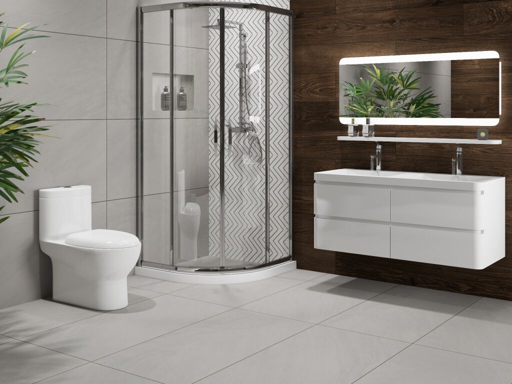 Regadera De Muro Para Ba&ntilde;o L&iacute;nea Dubl&iacute;n&reg; En Cromo Pulido,,hi-res image number null