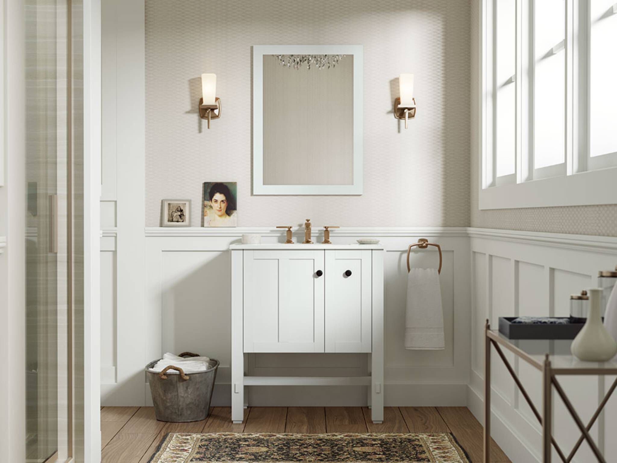 Vanity Tresham Para Ba&ntilde;o Color Blanco,,hi-res image number null