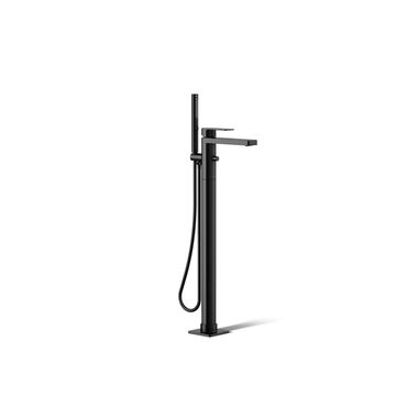 Llave Parallel Para Llenado De Tina Freestanding En Negro Mate
