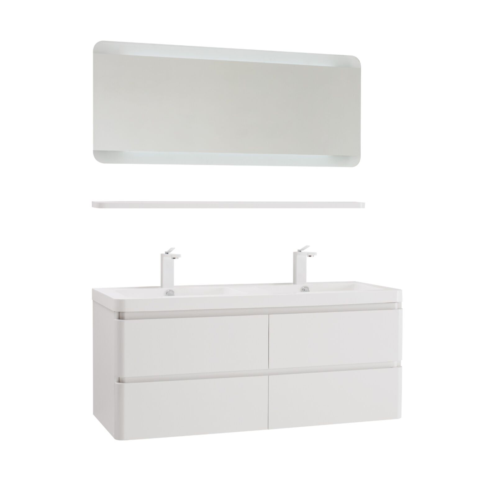 Vanity Montecarlo De 120 X 49 X 53 Cm Color Blanco,,hi-res image number null
