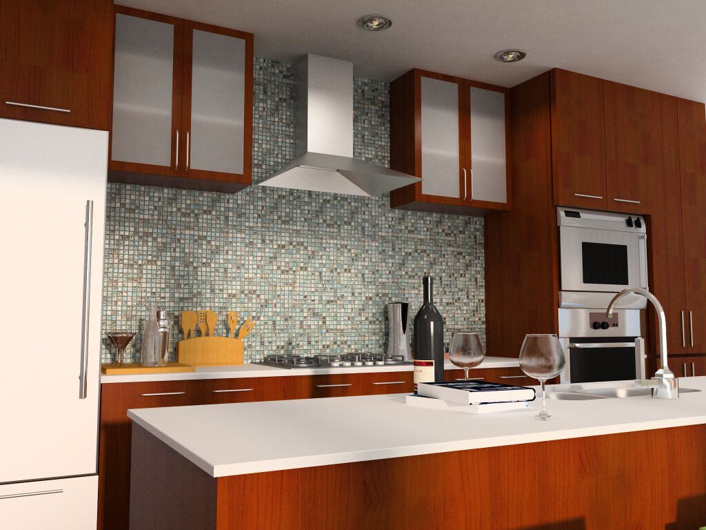 Cocina Interglass Murano Azul,,hi-res