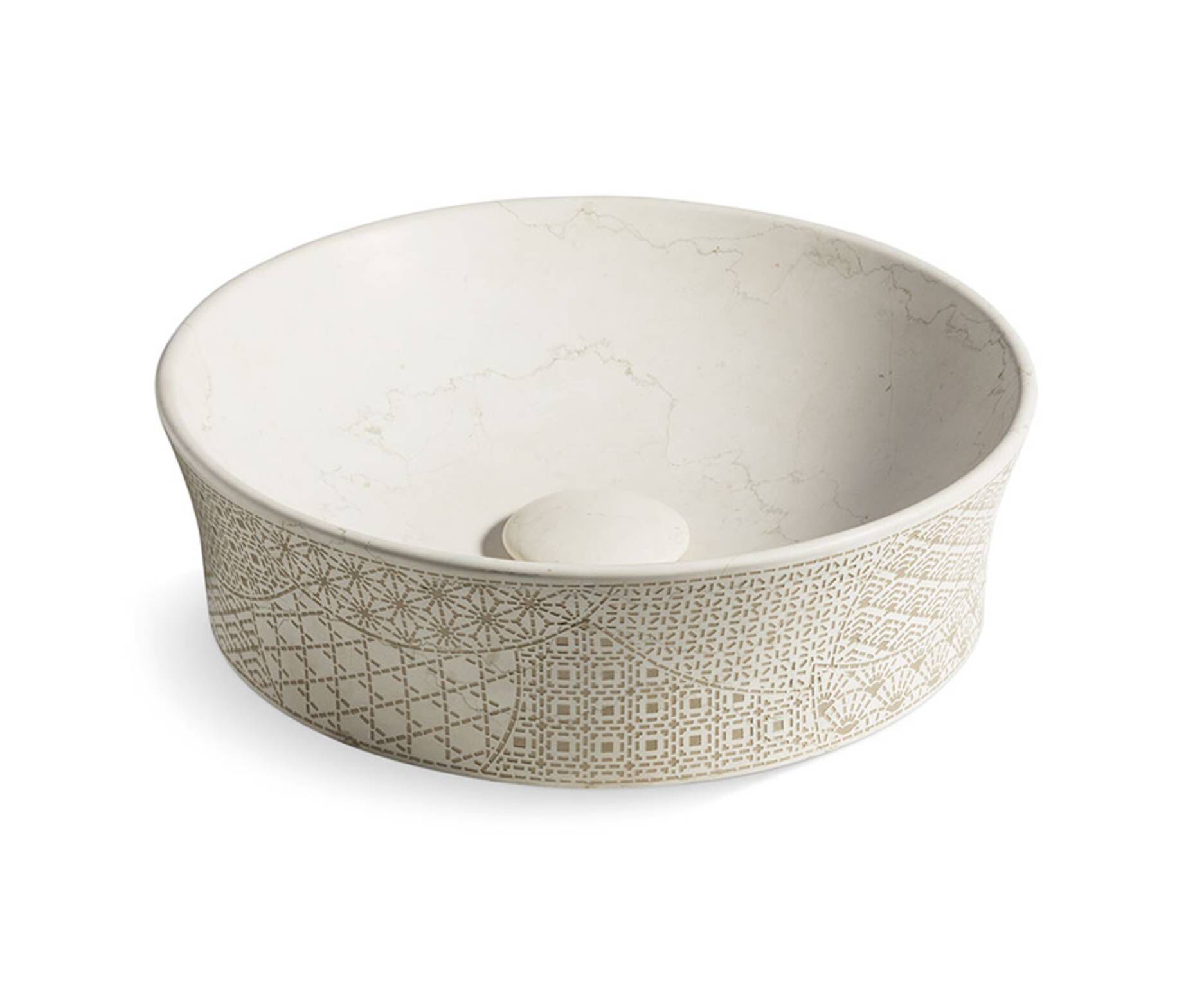 Lavabo Vessel L&iacute;nea Kensho En Grey Bianconne,,hi-res image number null