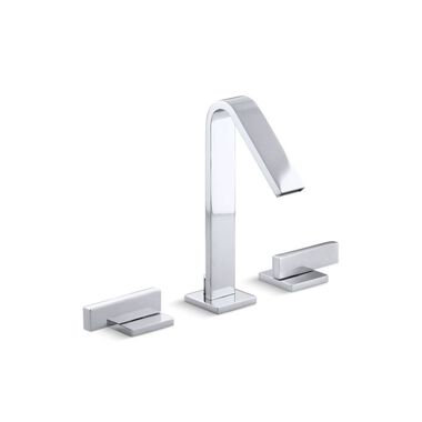 Llave duomando para lavabo l&iacute;nea Loure en cromo pulido