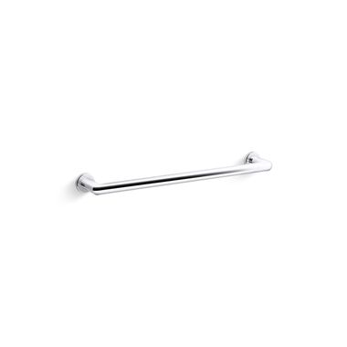 Toallero Sencillo De 18" L&iacute;nea Kumin En Cromo Pulido