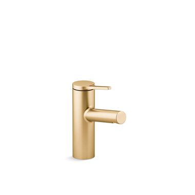 Llave monomando baja para lavabo Elate dorado