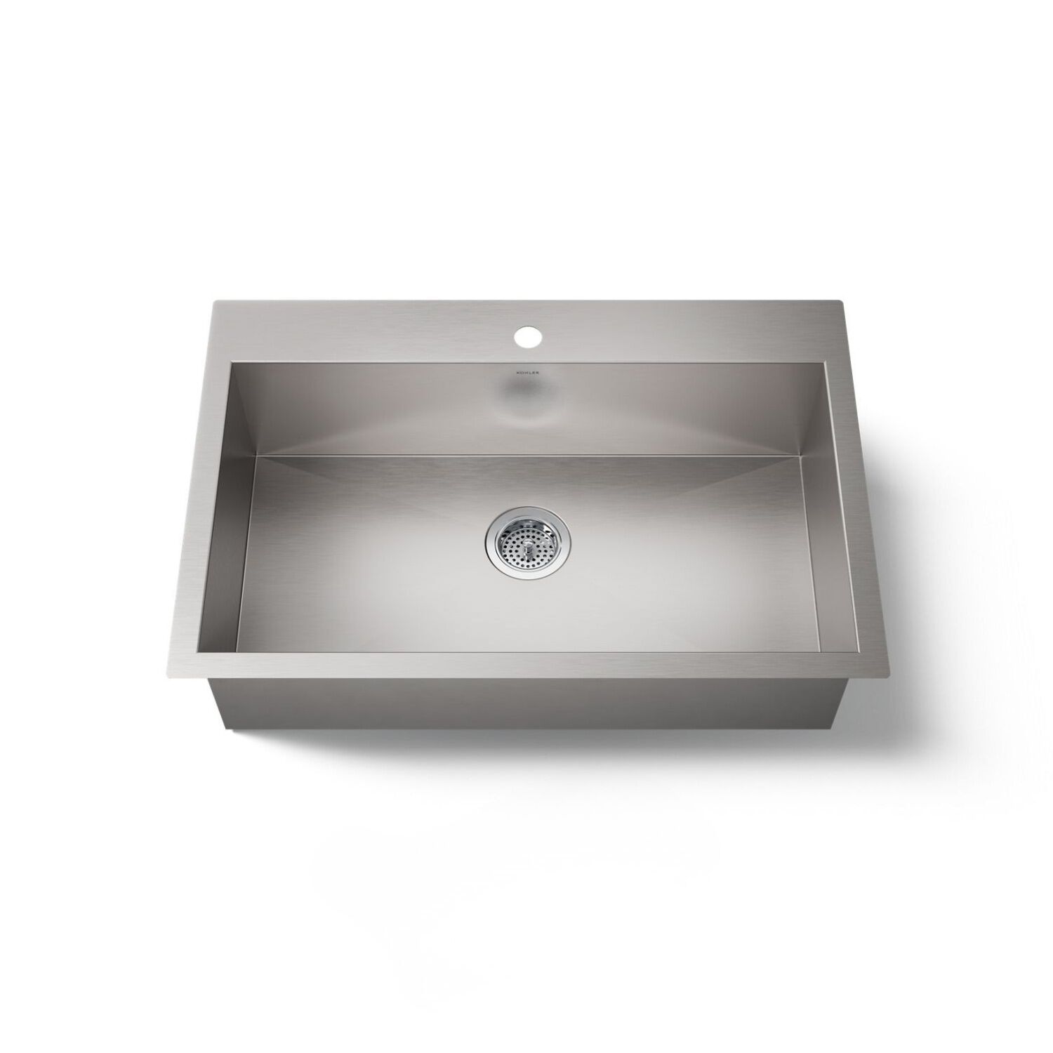 Tarja de una tina individual l&iacute;nea Vault en acero inoxidable,,hi-res image number null