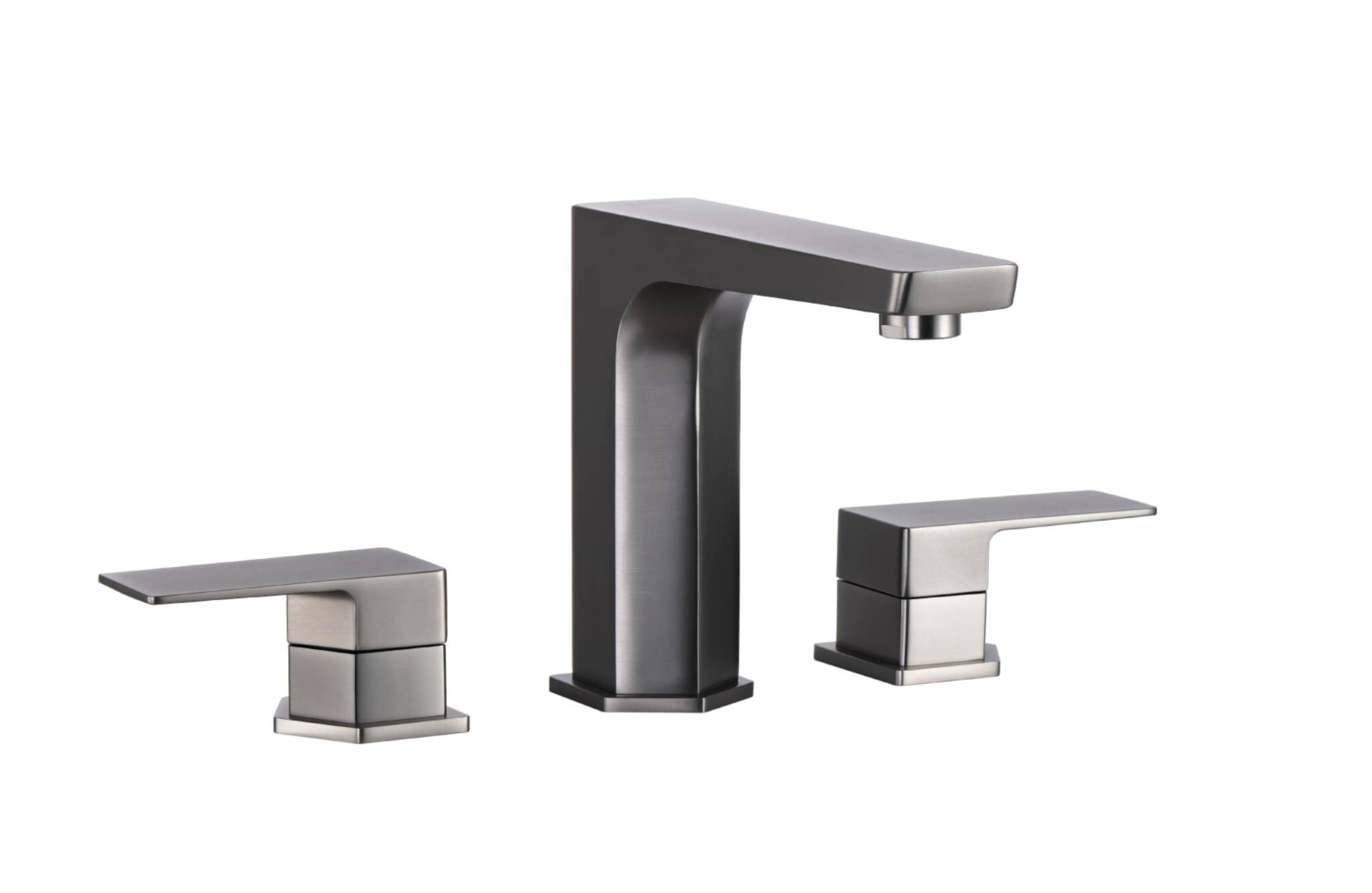 Llave Duomando Para Lavabo L&iacute;nea Dessau En Titanio Mate,,hi-res image number null