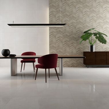 Comedor Aston Beige con Blanco