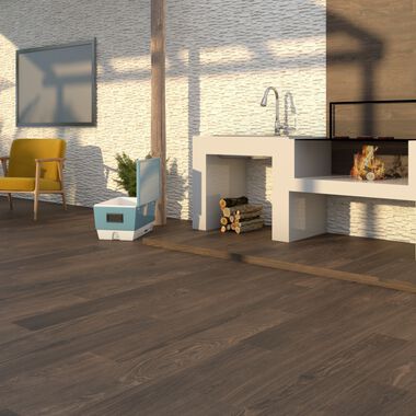 Exterior Tibet Beige con Blanco