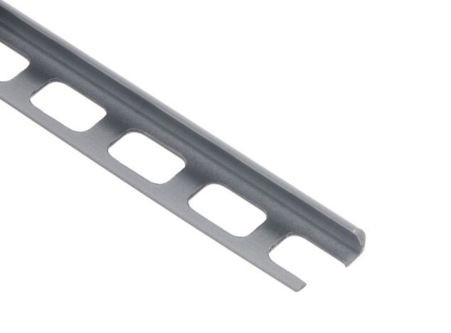 Perfil de pl&aacute;stico curvo plata met&aacute;lico 10mm,,hi-res image number null