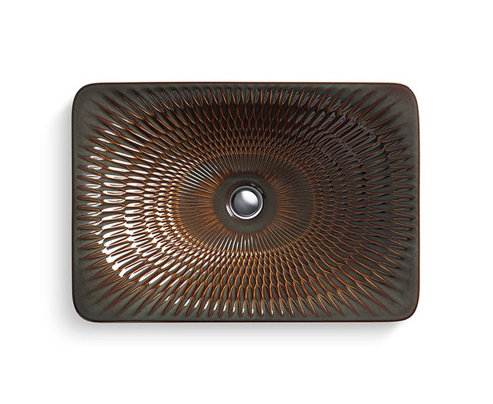 Lavabo Vessel L&iacute;nea Derring En Bourbon Rutile,,hi-res image number null