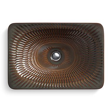 Lavabo Vessel L&iacute;nea Derring En Bourbon Rutile