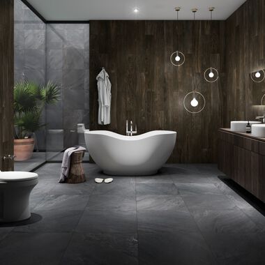 Ba&ntilde;o Geologic Caf&eacute; con Gris