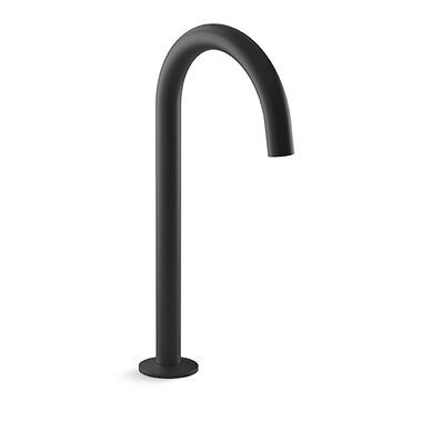 Llave para lavabo l&iacute;nea Components en negro mate