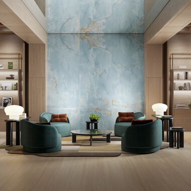 Comercial Exotic Marbles Azul