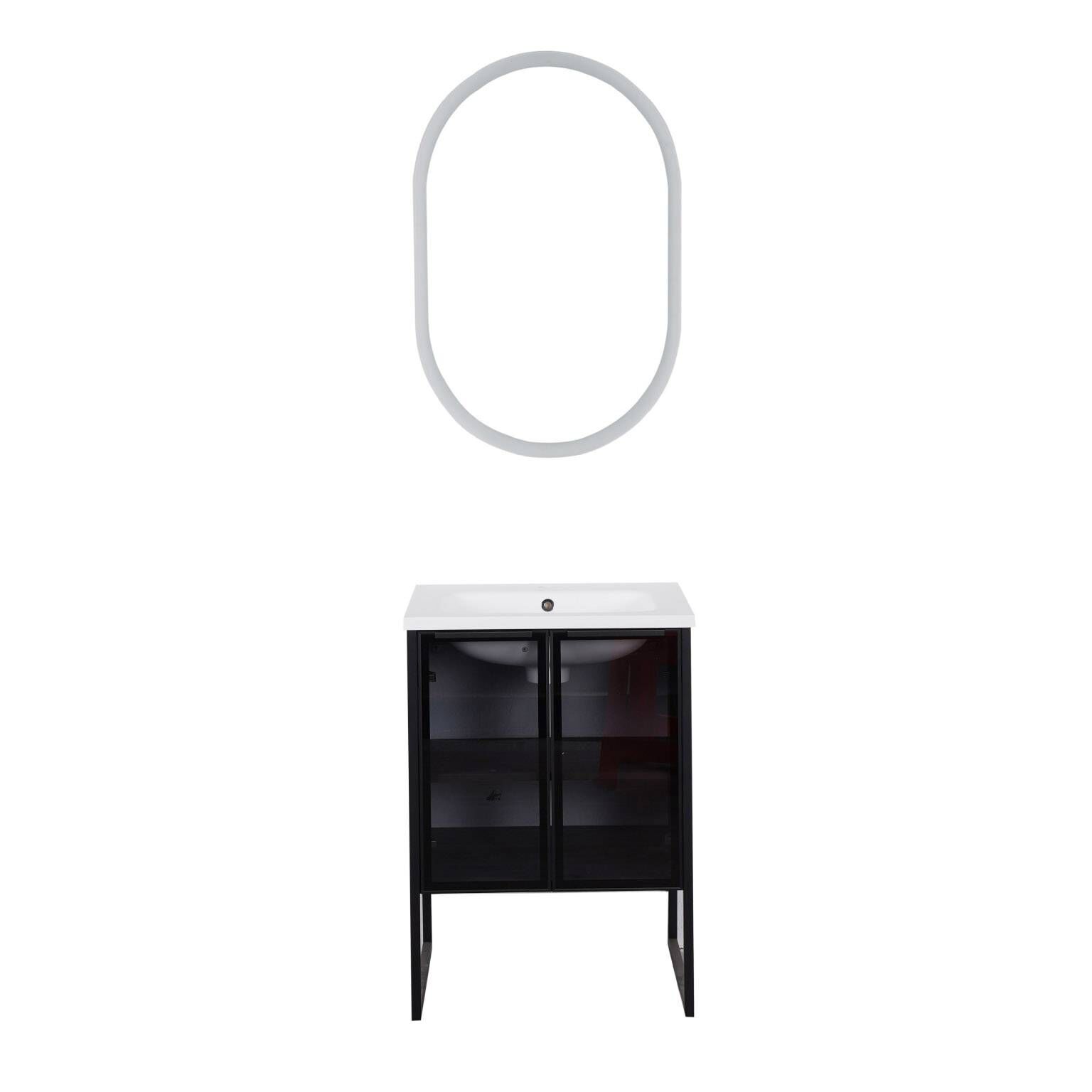 Vanity Vitoria 82 X 48 X 60 Color Cm Caf&eacute; Oscuro,,hi-res image number null
