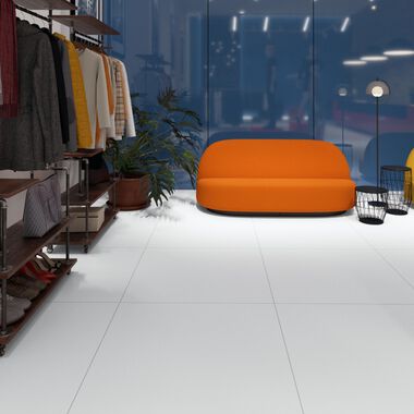 Uso Comercial Marble Slab Blanco