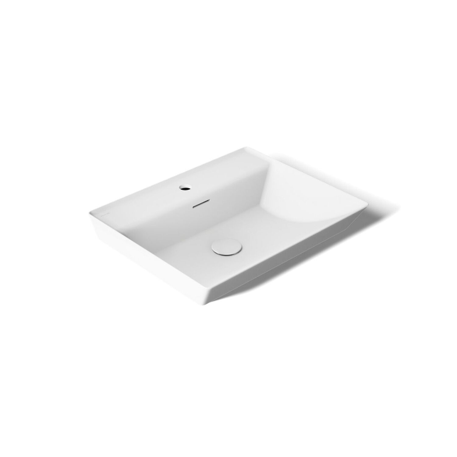 Lavabo Vessel Brazn Con Un Orificio En Blanco,,hi-res image number null
