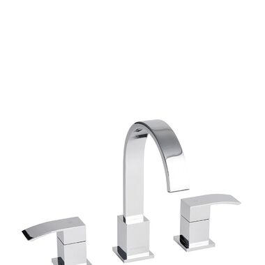 Llave duomando para lavabo l&iacute;nea Bonn en cromo pulido