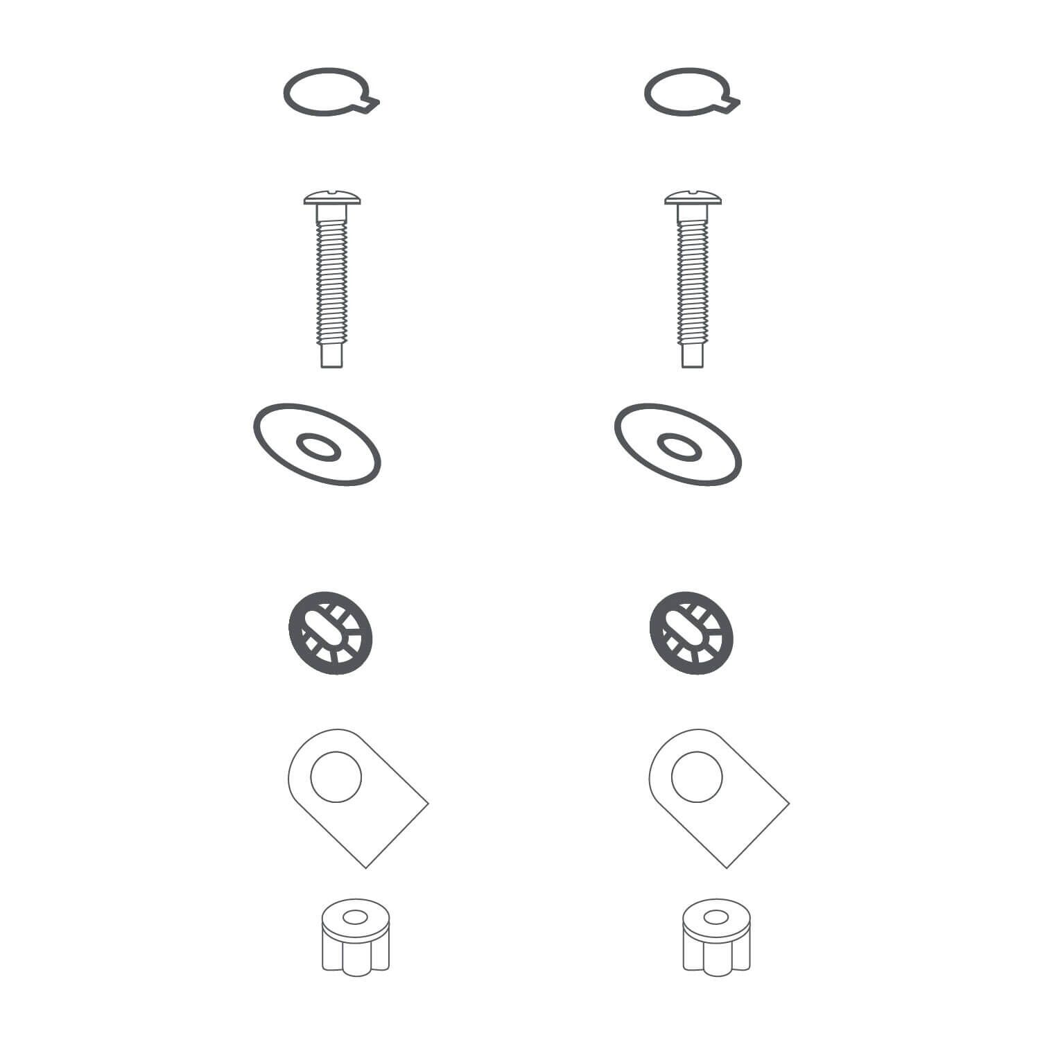 Kit De Instalacion Ankara Para Asiento De Sanitario Dos Piezas Y Varsovia Unico,,hi-res image number null