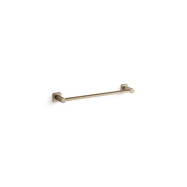 Toallero Parallel De Barra De 18" En Bronce Cepillado