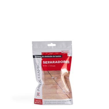 Separador 6 mm 100 pza