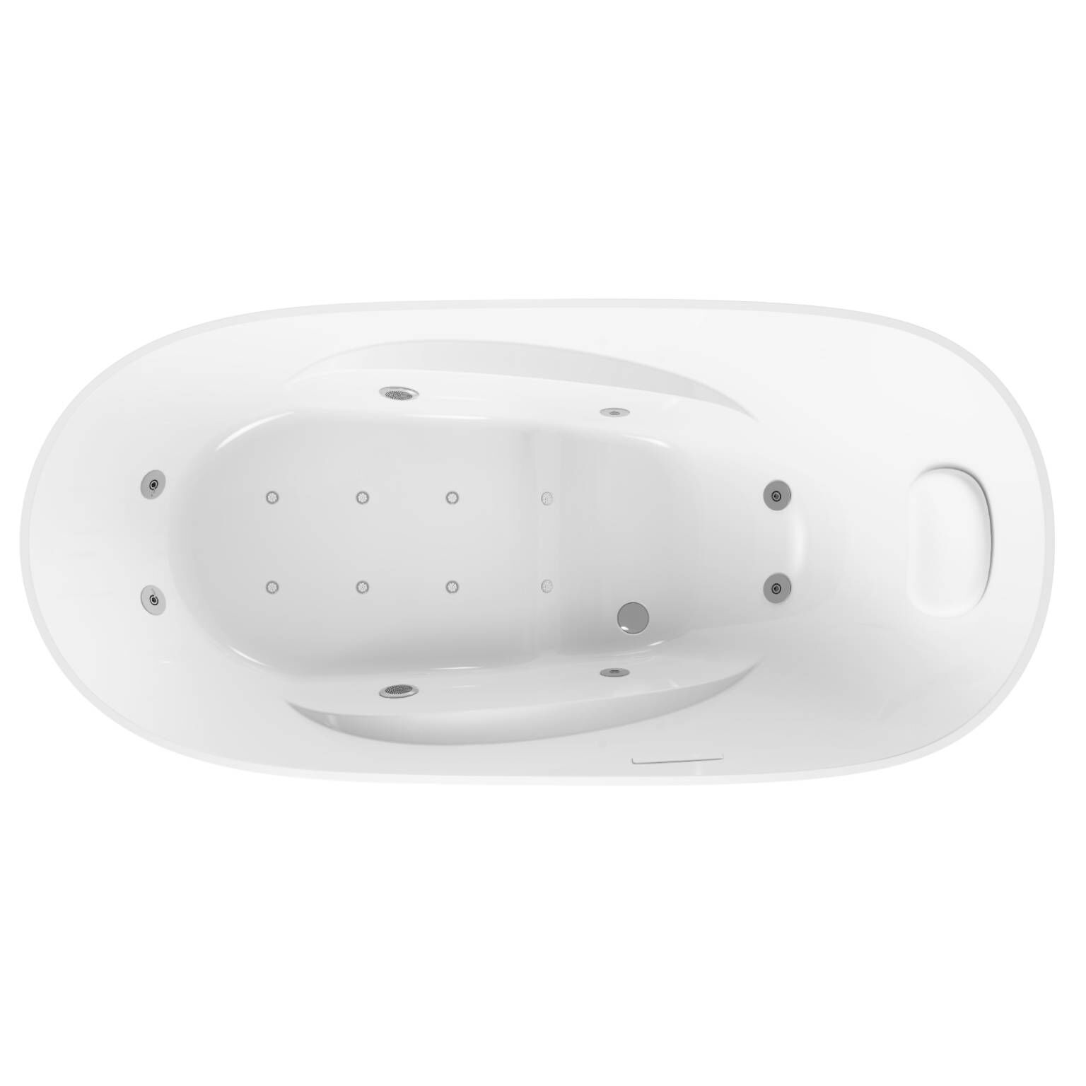 Tina Bernau Freestanding Con Hidromasaje Blanco,,hi-res image number null