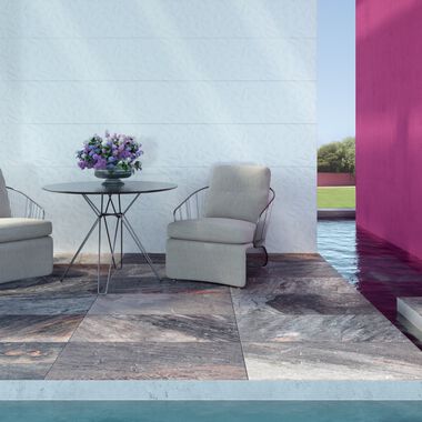 Exterior Emboss Blanco
