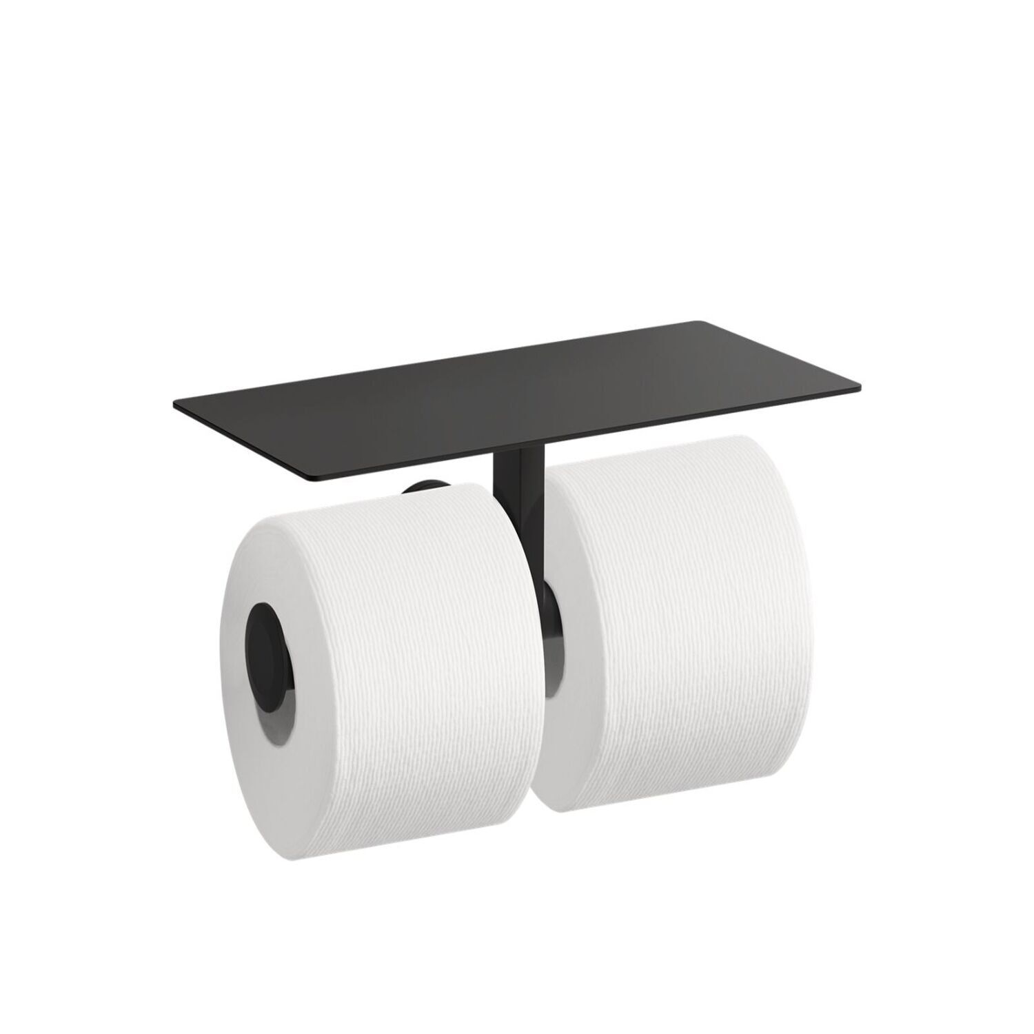 Portapapel Components Doble En Negro Mate,,hi-res image number null
