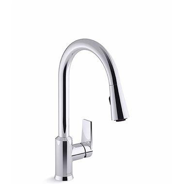 Llave monomando para cocina l&iacute;nea Taut en cromo pulido