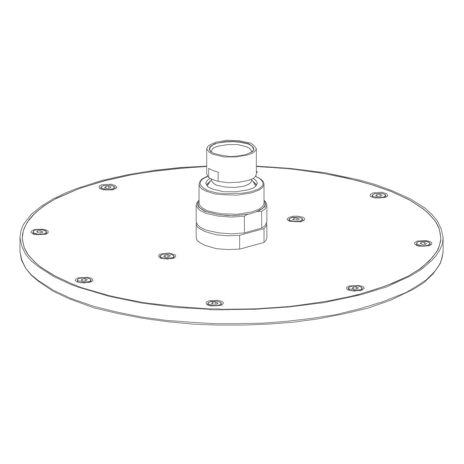 Cebolleta Ribbon Para Regadera Cromo Pulido,,hi-res image number null