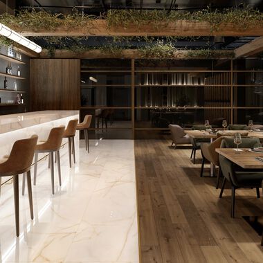Uso Comercial Samsara Beige con Caf&eacute;