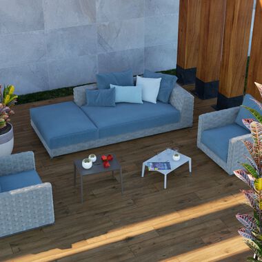 Exterior Geologic Caf&eacute; con Gris