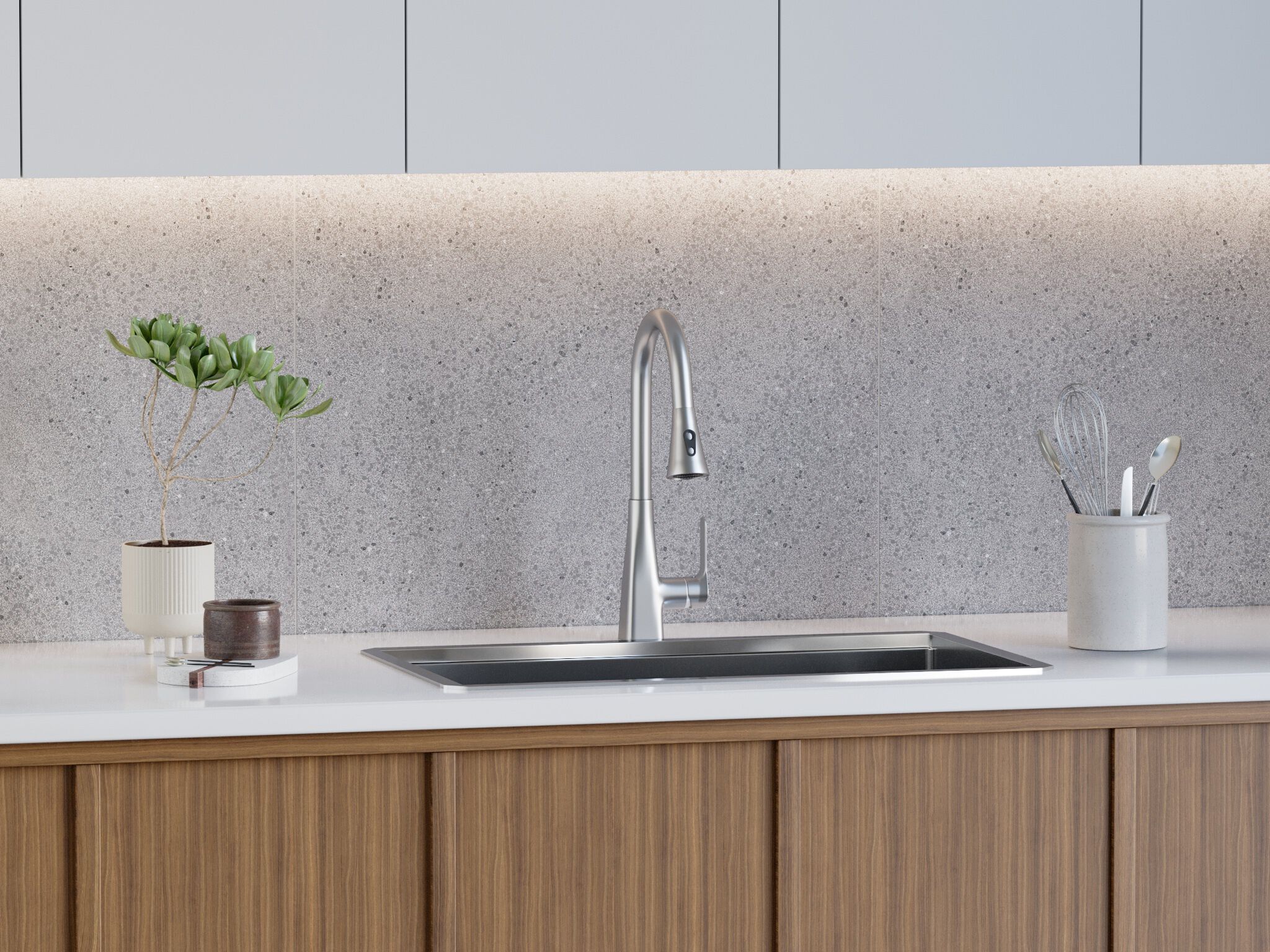 Llave monomando para cocina l&iacute;nea Berna&reg; en cromo pulido,,hi-res image number null