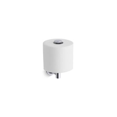 Porta Papel Vertical Para Ba&ntilde;o L&iacute;nea Purist En Cromo Pulido