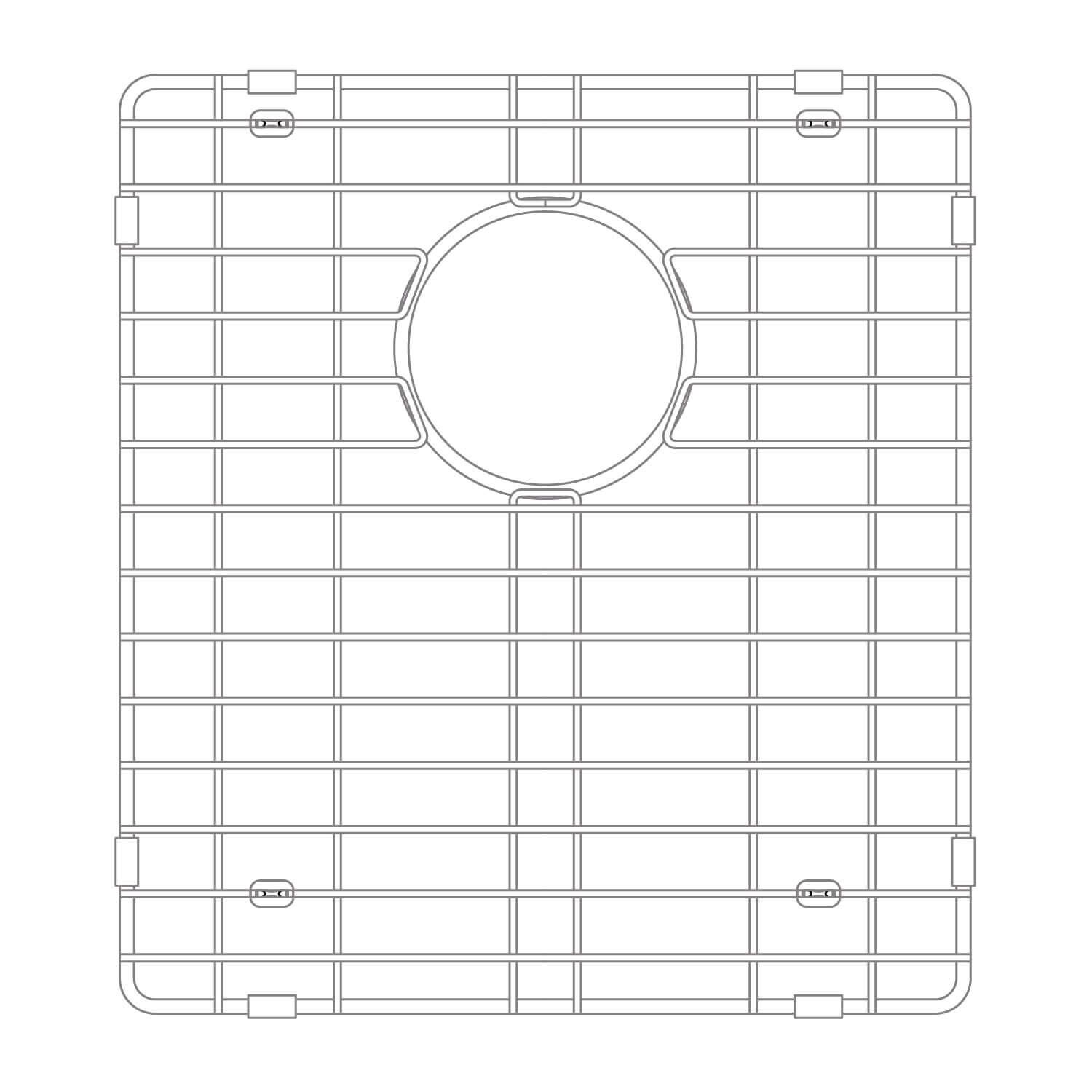 Parrilla Inferior Turin Pro Para Tarja Acero Inoxidable,,hi-res image number null